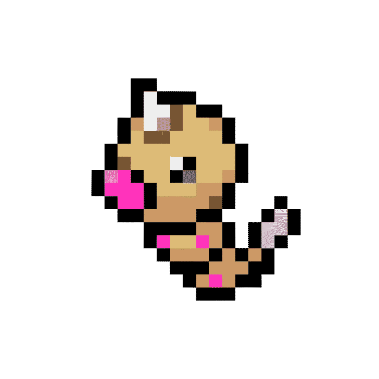 #13 Weedle – Pokemon Pärlplatta Mönster