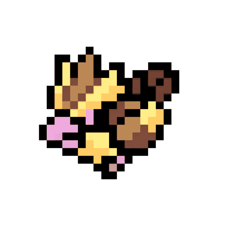 #16 Pidgey – Pokemon Pärlplatta Mönster