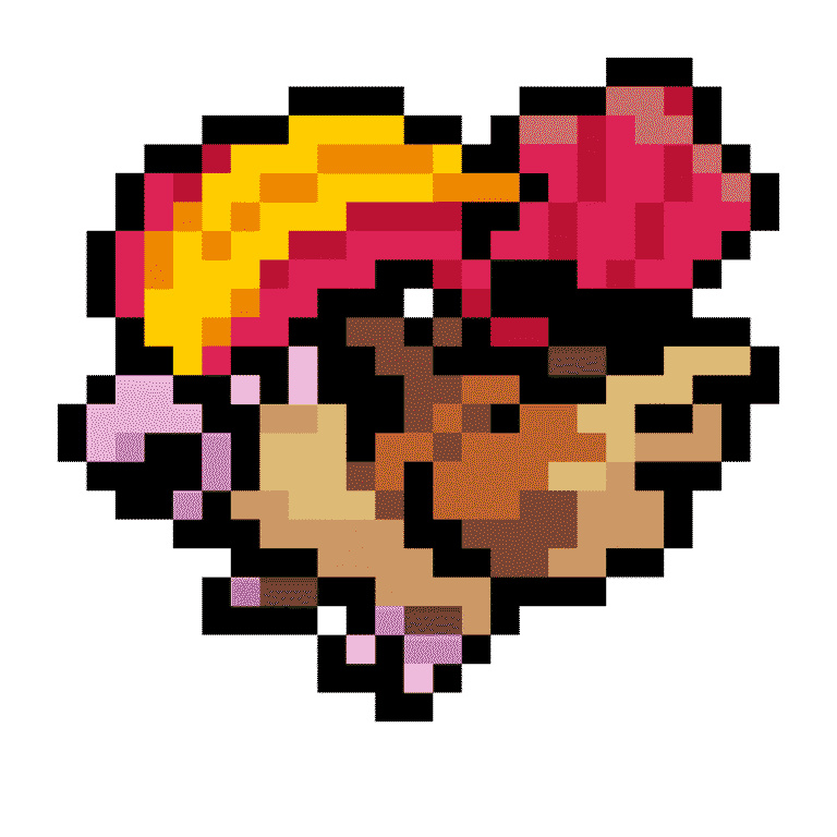 #18 Pidgeot – Pokemon Pärlplatta Mönster