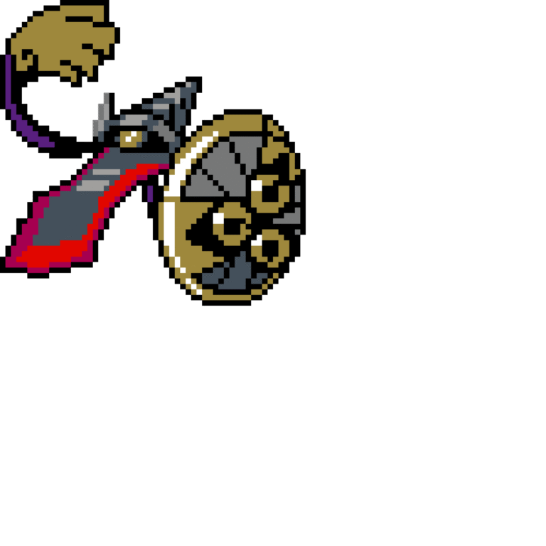 AEGISLASH SHINY – Pokemon Pärlplatta Mönster