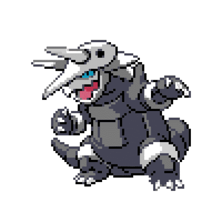 Aggron – Pokemon Pärlplatta Mönster