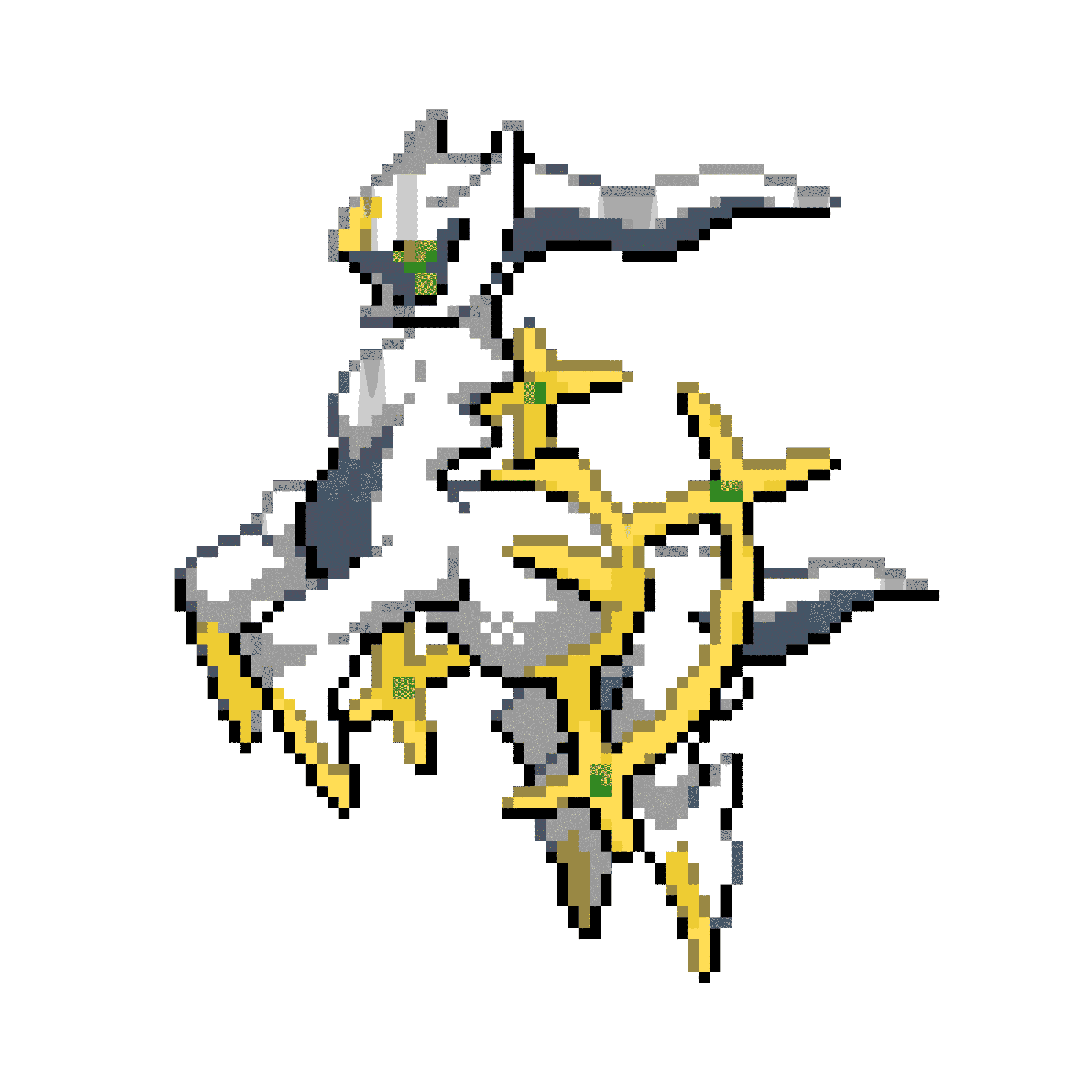 Pärlplatta mönster för Arceus