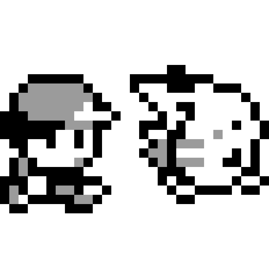 Pärlplatta mönster för Ash y Pikachu 8 Bits