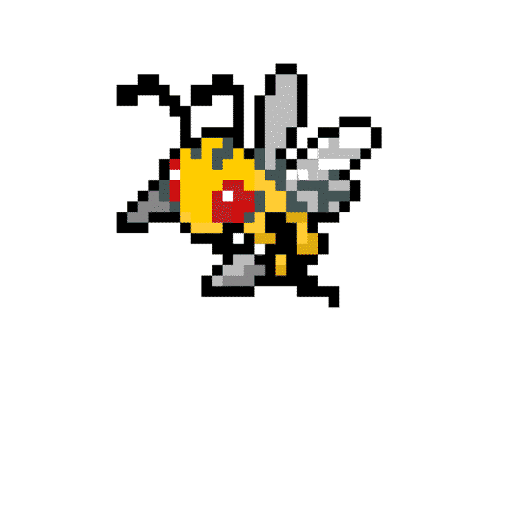 Beedrill – Pokemon Pärlplatta Mönster