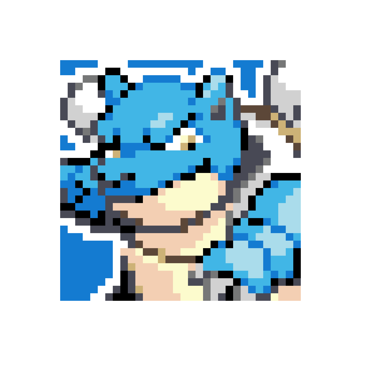 Pärlplatta mönster för Blastoise