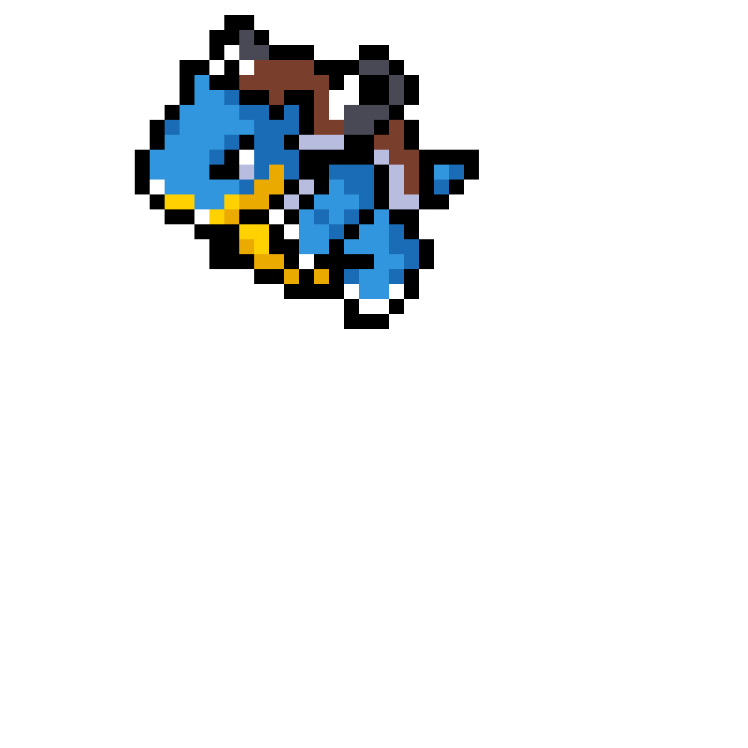 Pärlplatta mönster för Blastoise