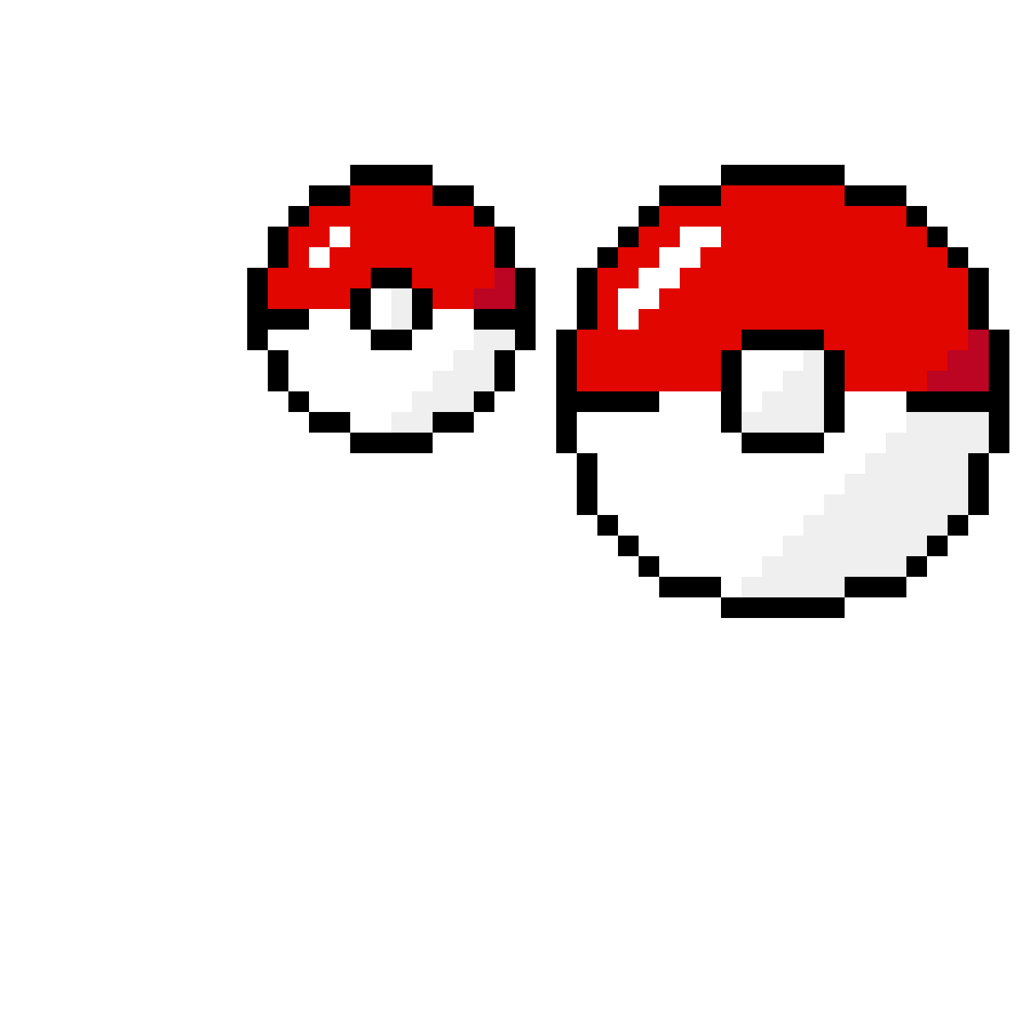 Pärlplatta mönster för Boll Pokémon