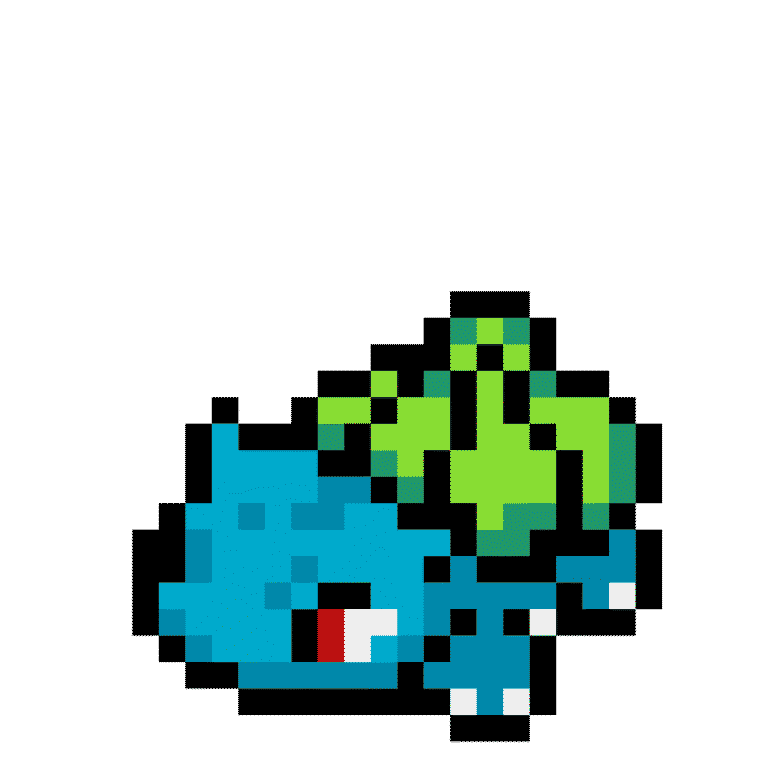 Bulbasaur – Pokemon Pärlplatta Mönster