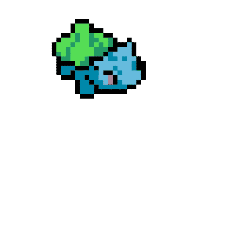 Bulbasaur – Pokemon Pärlplatta Mönster