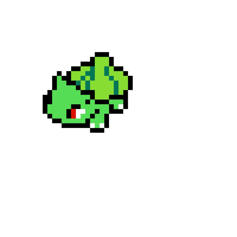 bulbasaur – Pokemon Pärlplatta Mönster