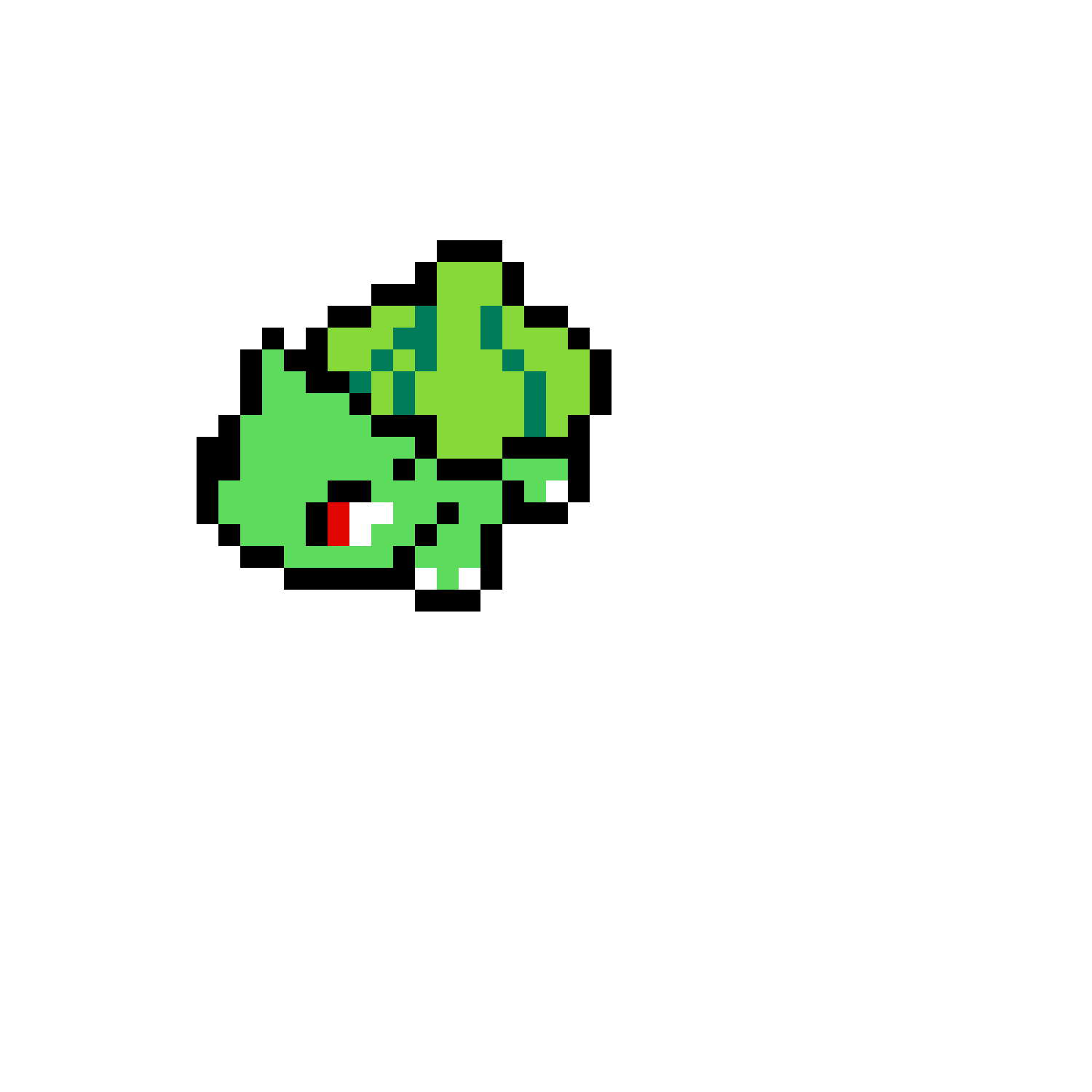 Pärlplatta mönster för bulbasaur