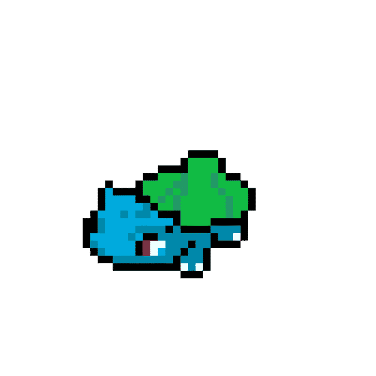 Bulbasaur – Pokemon Pärlplatta Mönster