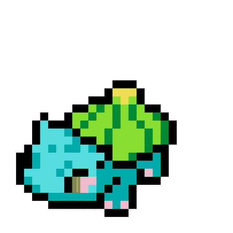 Bulbasaur – Pokemon Pärlplatta Mönster