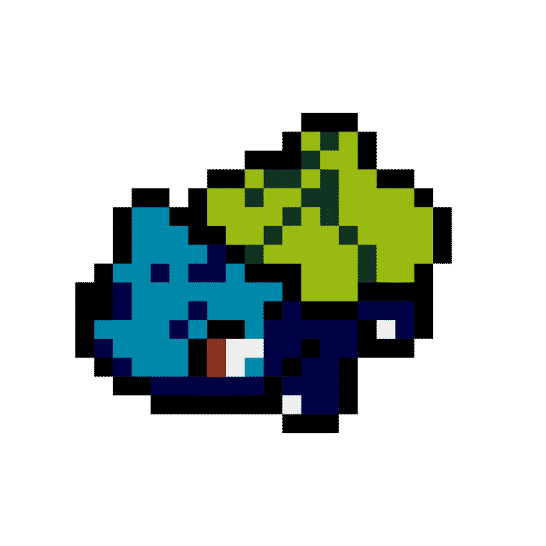 Bulbasaur – Pokemon Pärlplatta Mönster