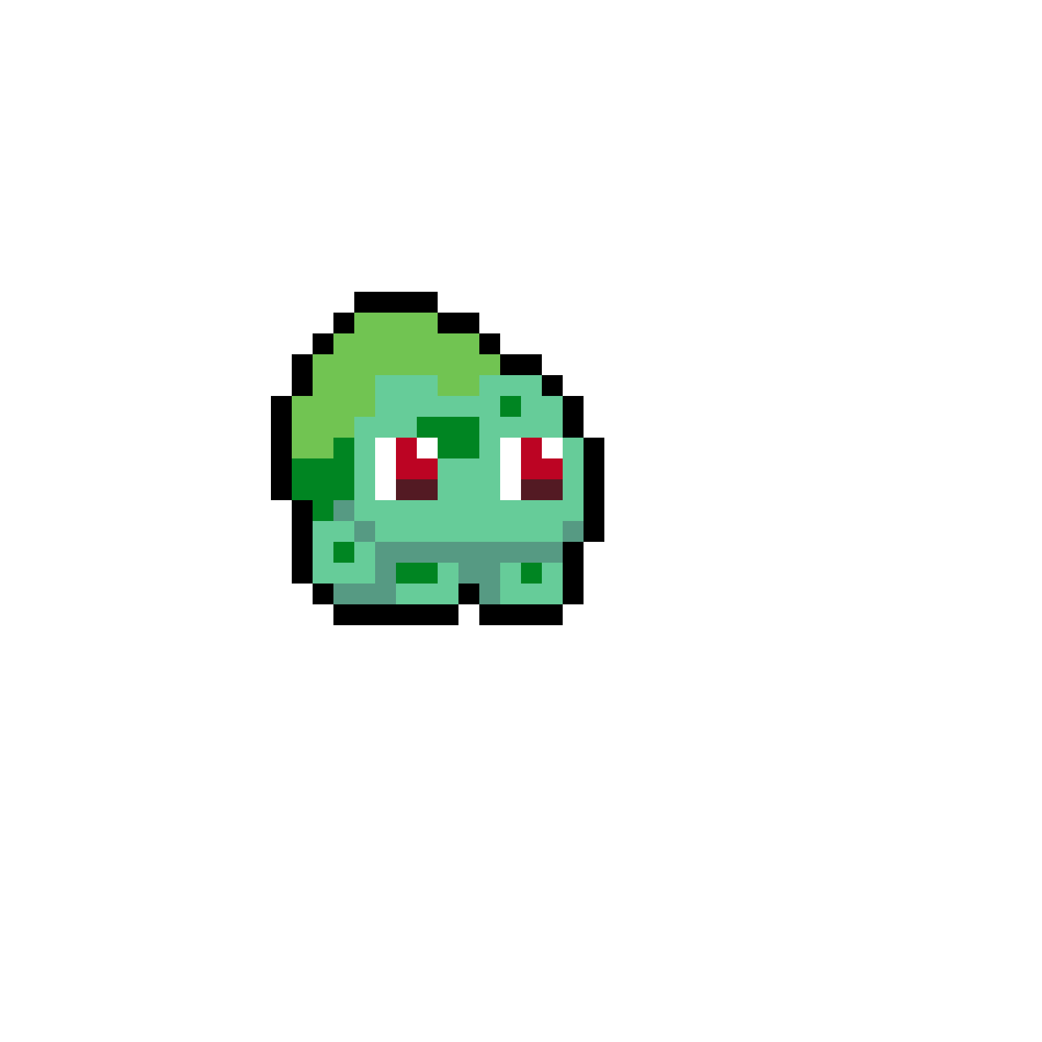 Pärlplatta mönster för Bulbasaur