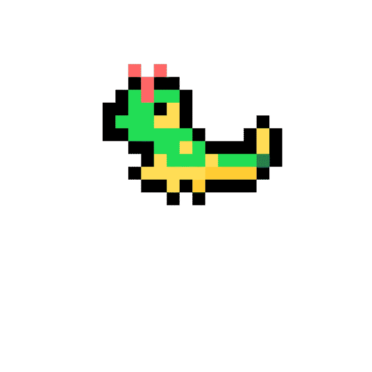 Caterpie – Pokemon Pärlplatta Mönster