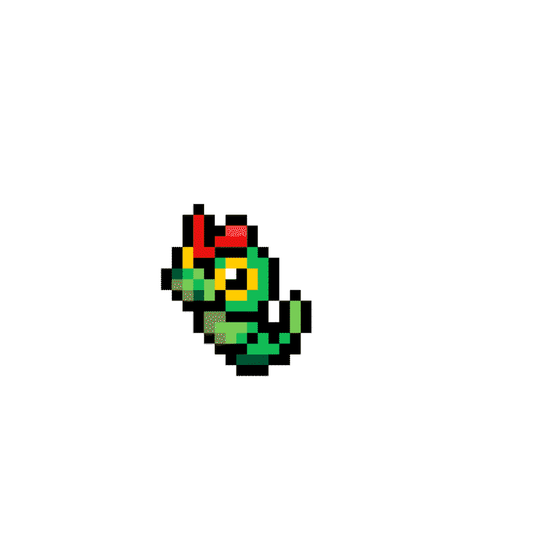 Caterpie – Pokemon Pärlplatta Mönster