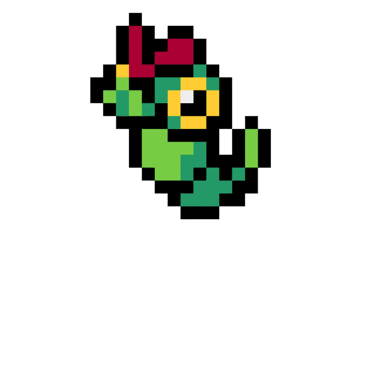 Caterpie – Pokemon Pärlplatta Mönster