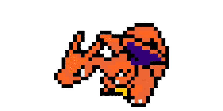 Charizard – Pokemon Pärlplatta Mönster