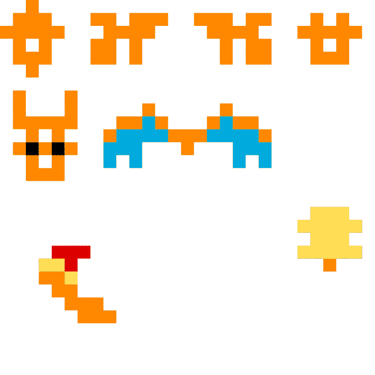 charizard armable – Pokemon Pärlplatta Mönster
