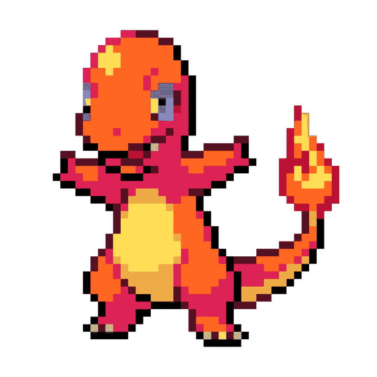 Charmander – Medium Pack – Pokemon Pärlplatta Mönster