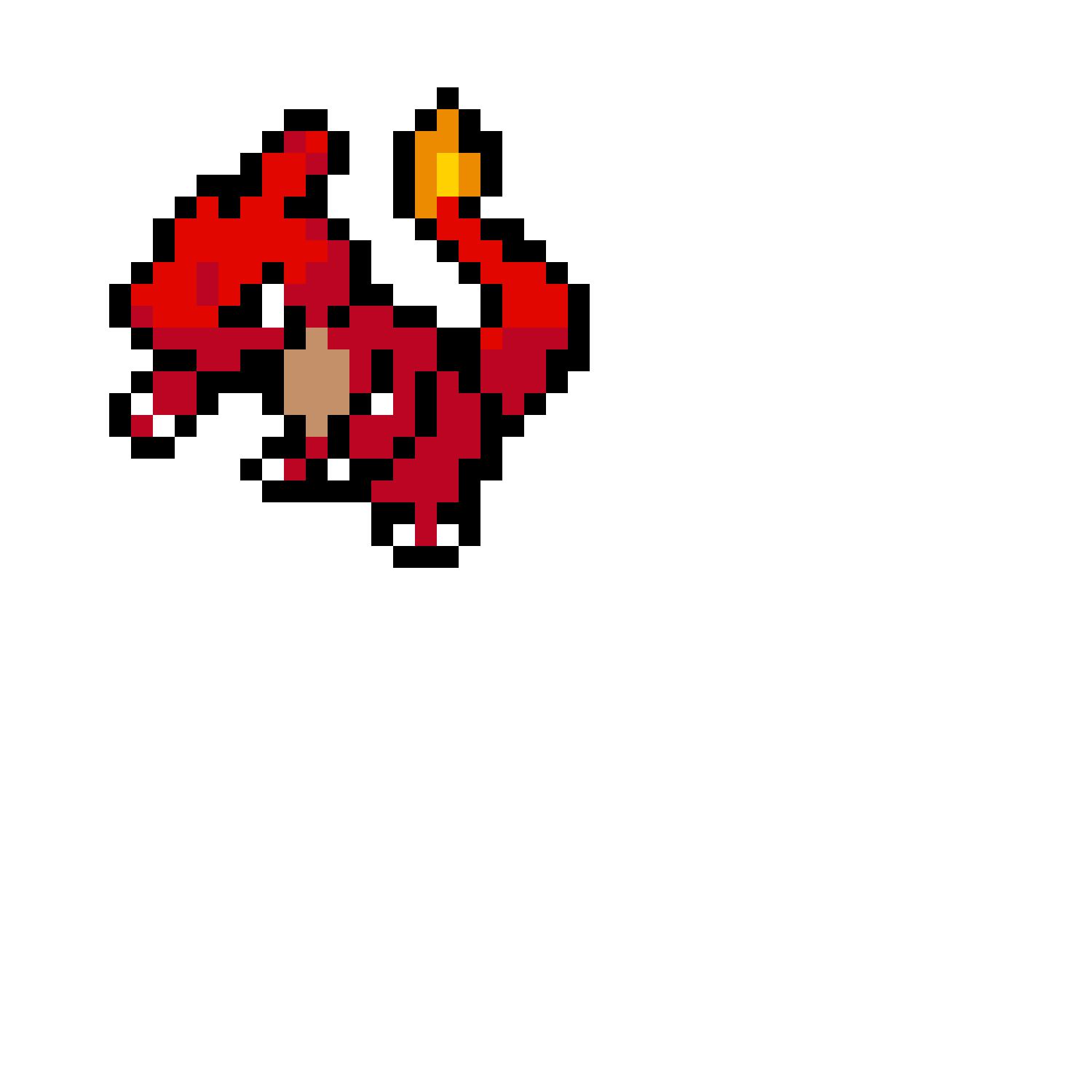 Pärlplatta mönster för charmeleon