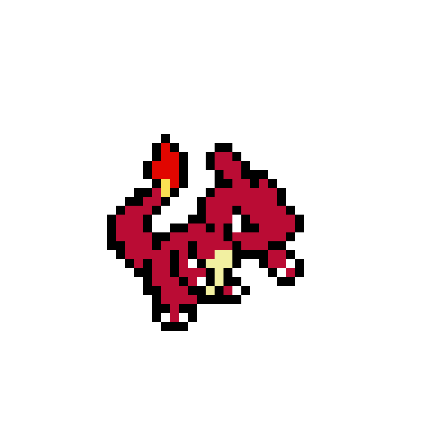 Pärlplatta mönster för charmeleon