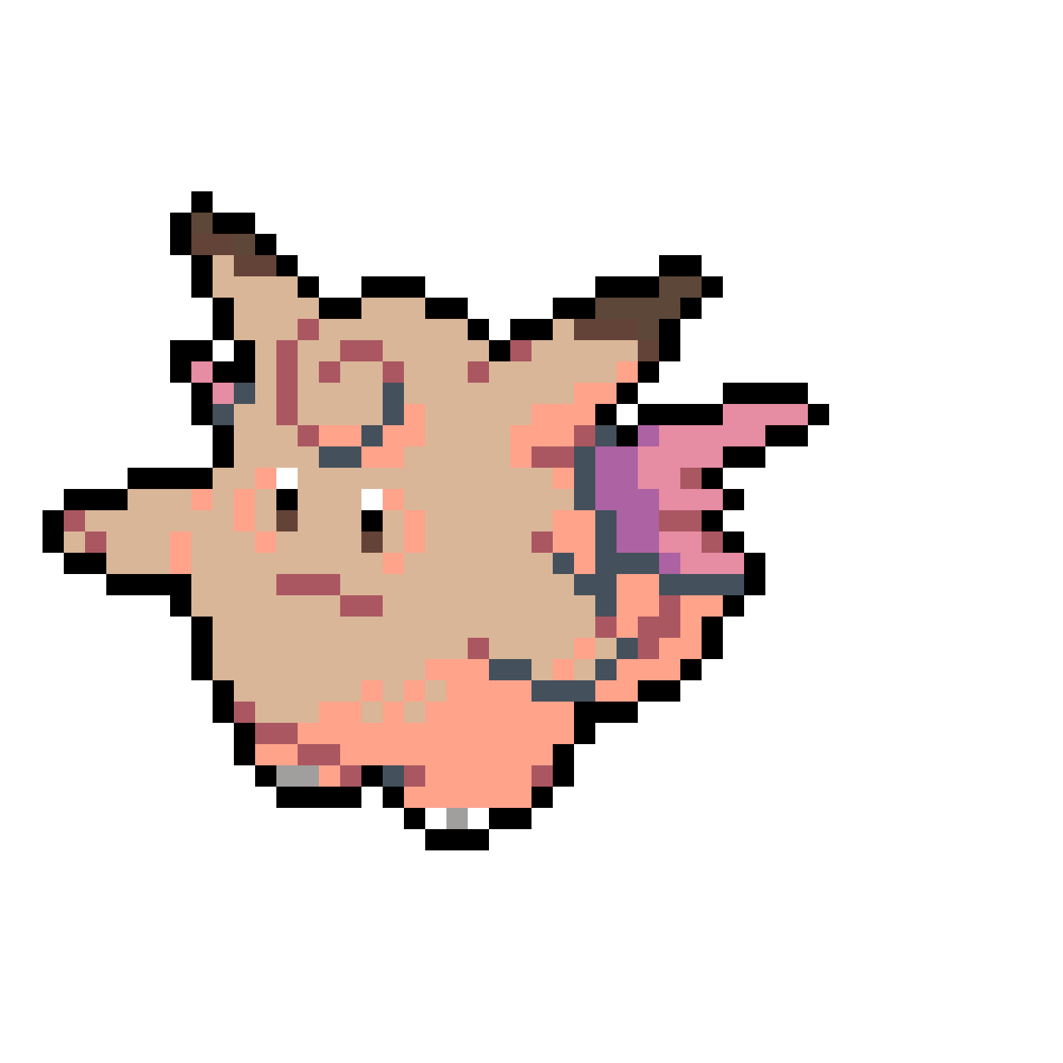 Pärlplatta mönster för Clefable