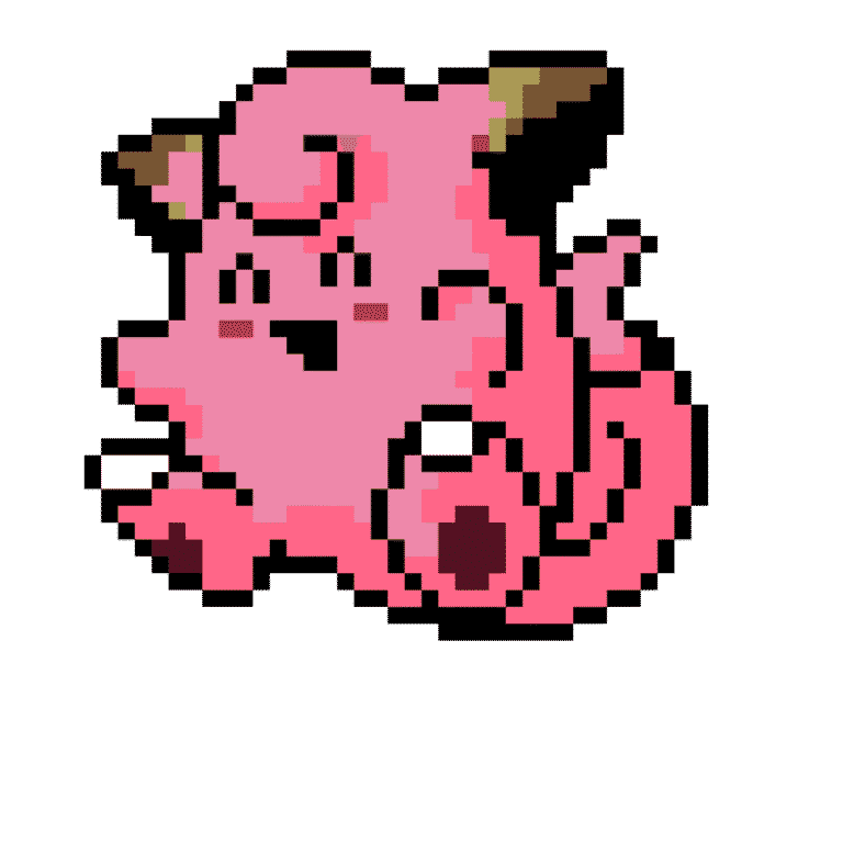 Clefairy – Pokemon Pärlplatta Mönster