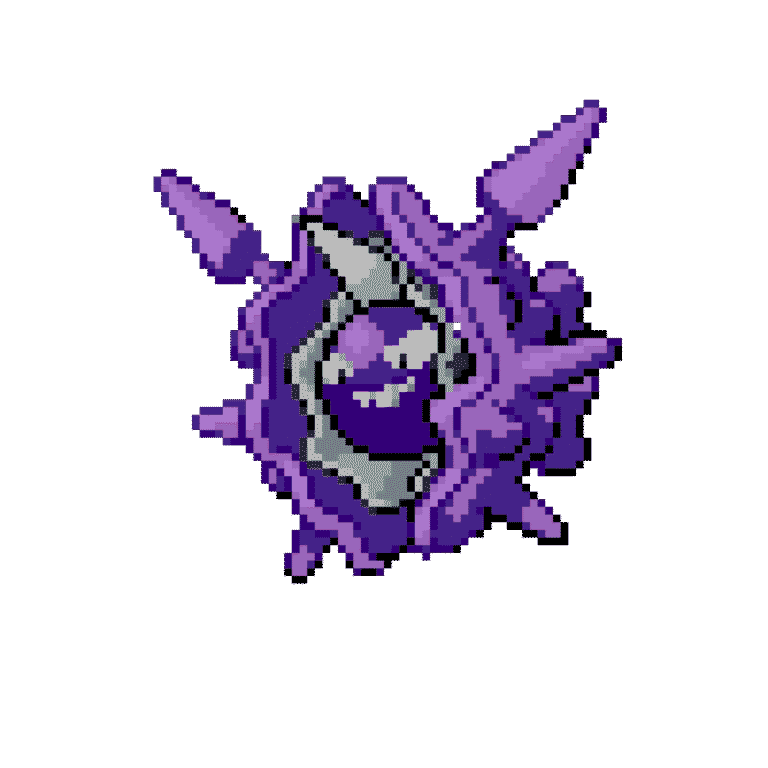 Cloyster – Pokemon Pärlplatta Mönster
