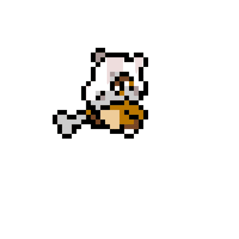 Cubone – Pokemon Pärlplatta Mönster
