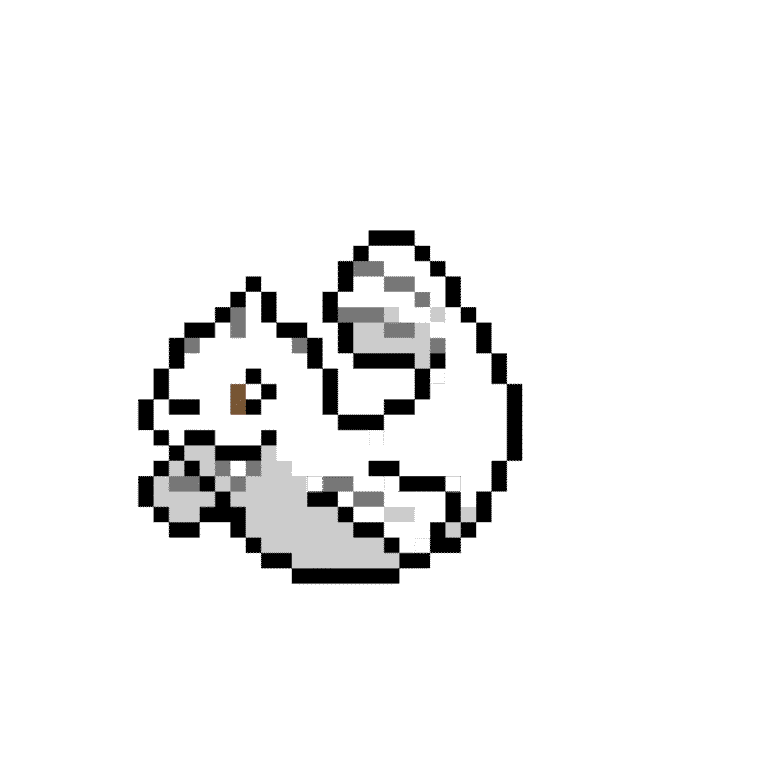 Dewgong – Pokemon Pärlplatta Mönster