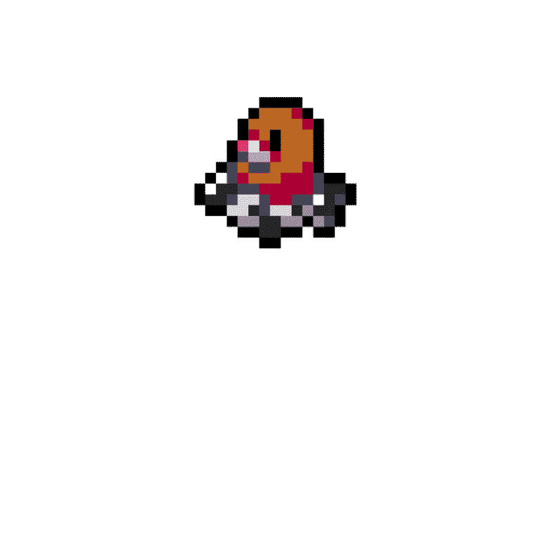 Diglett – Pokemon Pärlplatta Mönster