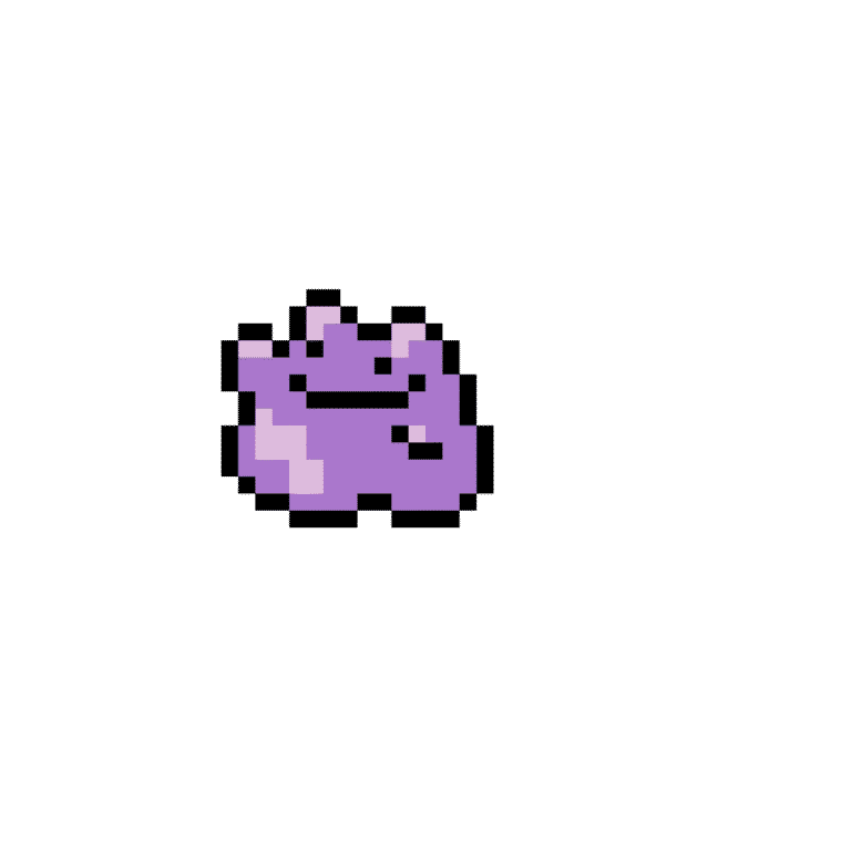 Ditto – Pokemon Pärlplatta Mönster