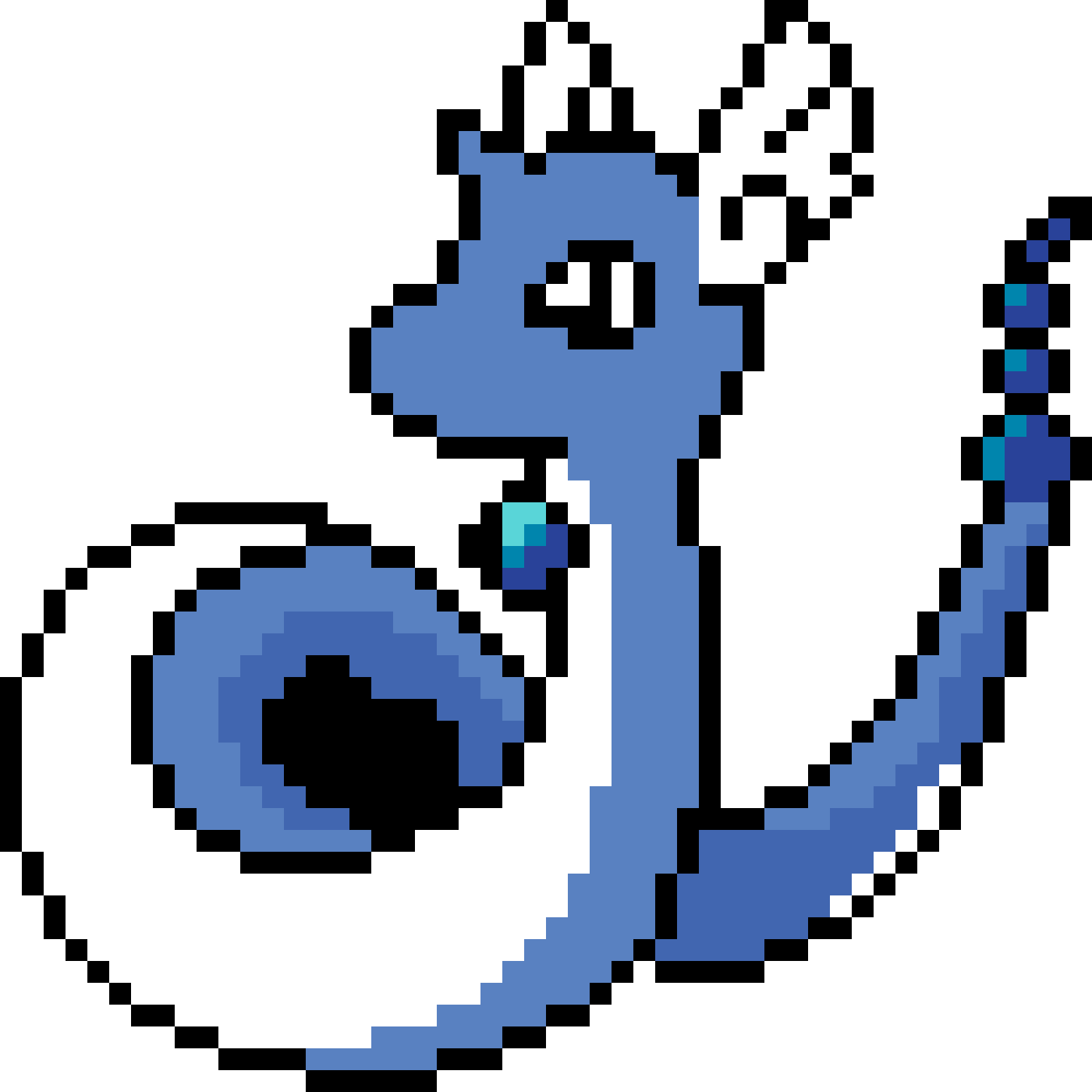 Pärlplatta mönster för Dragonair
