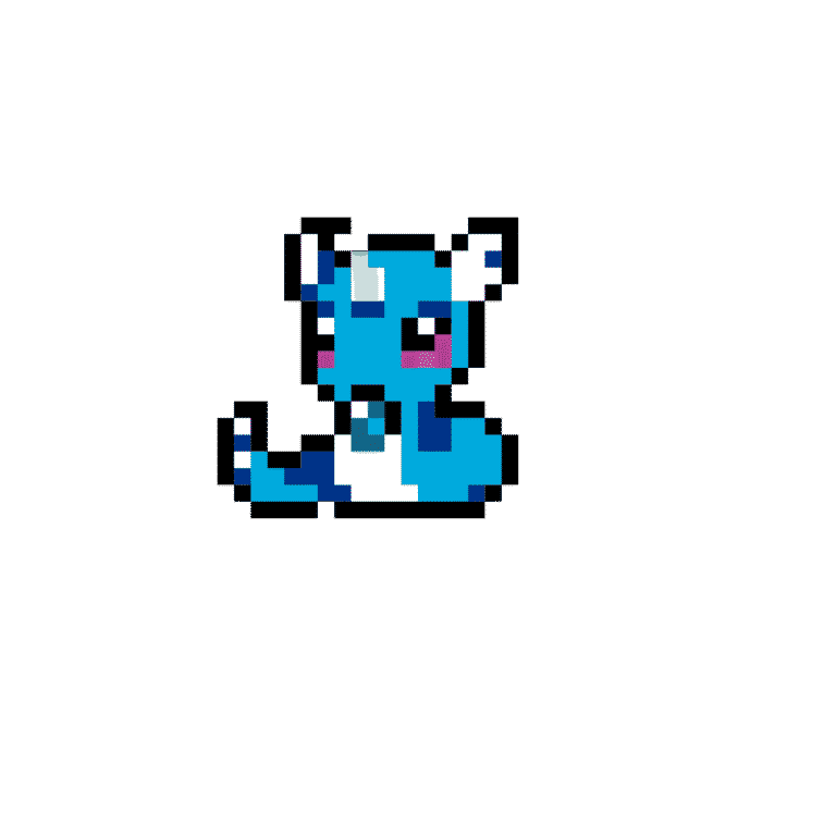 dragonair – Pokemon Pärlplatta Mönster