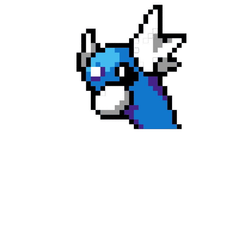 Dratini – Pokemon Pärlplatta Mönster