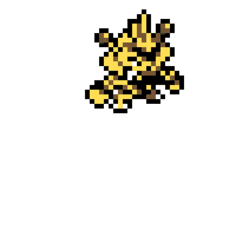 Electabuzz – Pokemon Pärlplatta Mönster