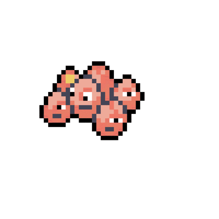 Exeggcute – Pokemon Pärlplatta Mönster