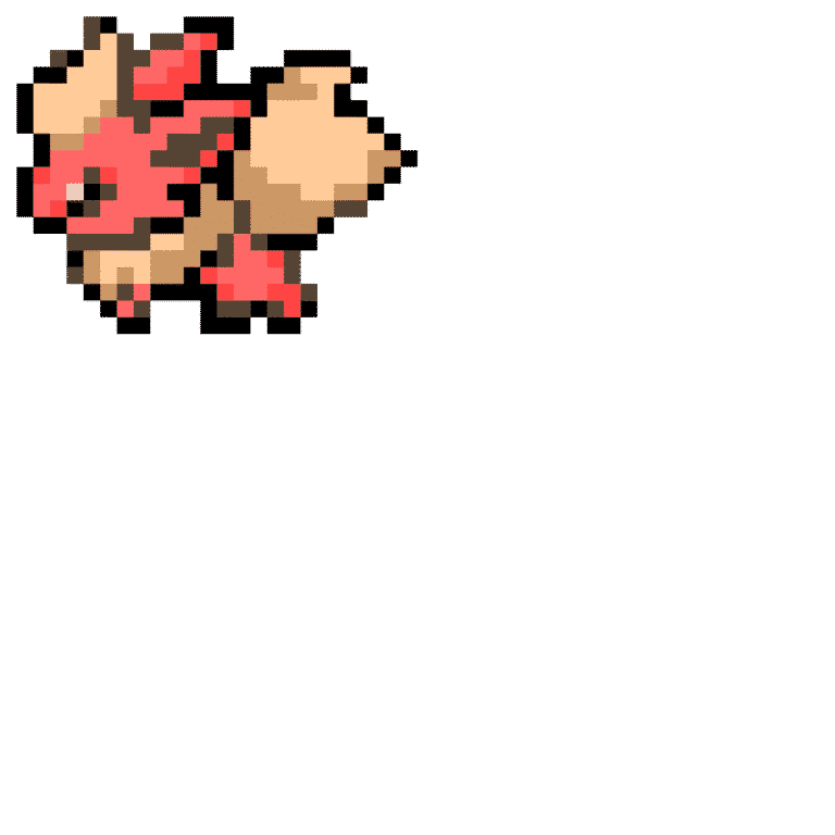 Flareon – Pokemon Pärlplatta Mönster