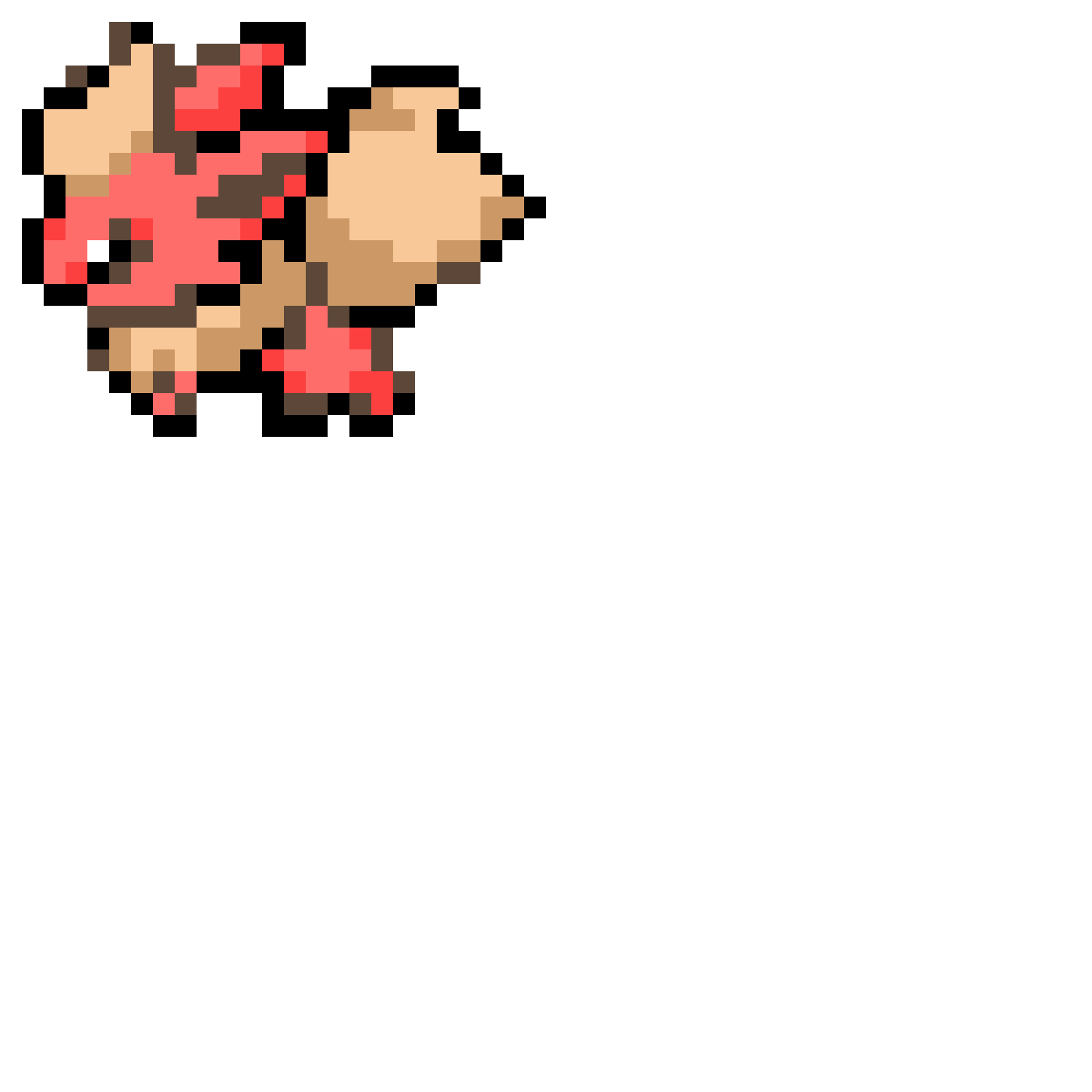 Pärlplatta mönster för Flareon