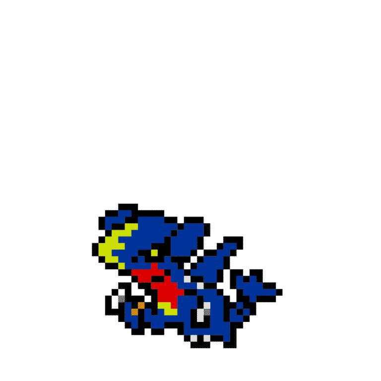Garchomp – Pokemon Pärlplatta Mönster