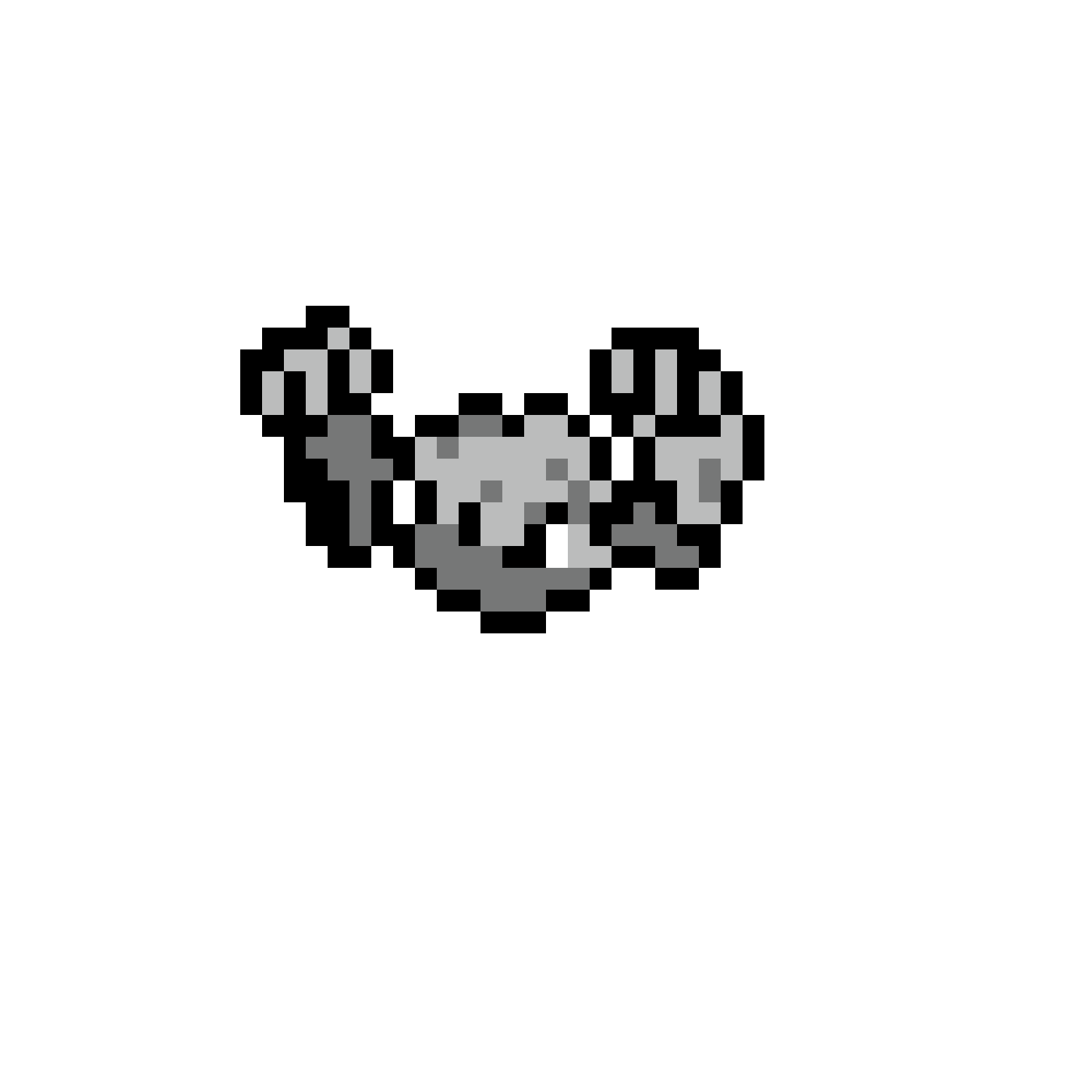 Pärlplatta mönster för Geodude