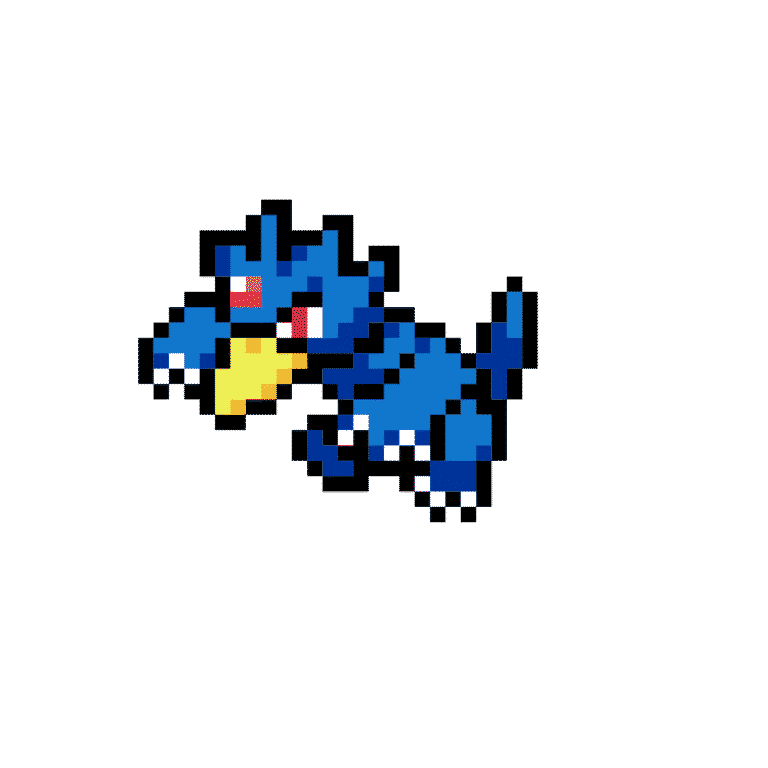 Golduck – Pokemon Pärlplatta Mönster