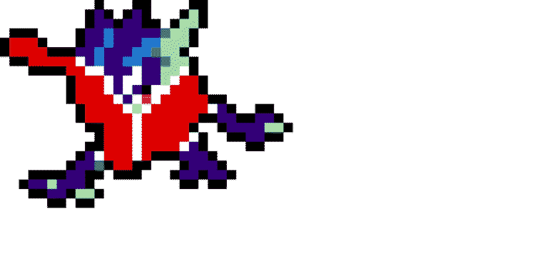 Greninja Jul (Det är fulare än att slicka en hama bead) – Pokemon Pärlplatta Mönster