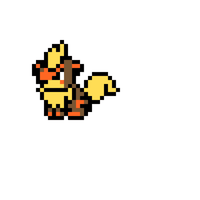 Growlithe – Pokemon Pärlplatta Mönster