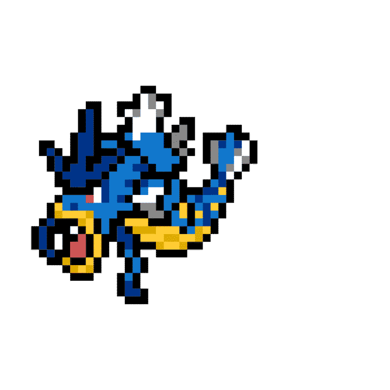 Gyarados – Pokemon Pärlplatta Mönster