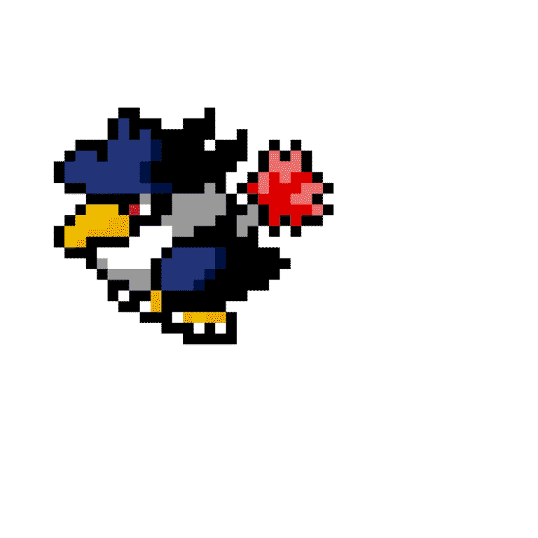 Honchcrow – Pokemon Pärlplatta Mönster