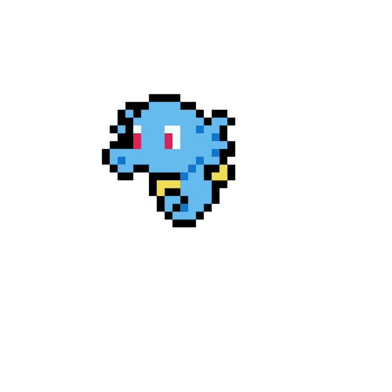 Horsea – Pokemon Pärlplatta Mönster
