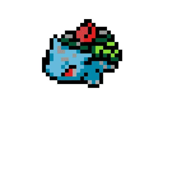 Ivysaur – Pokemon Pärlplatta Mönster
